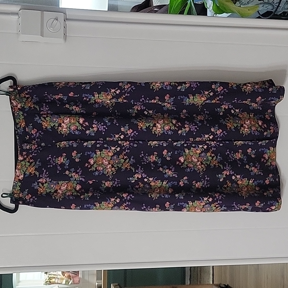 Liz Claiborne (Crazy Horse) purple floral skirt large